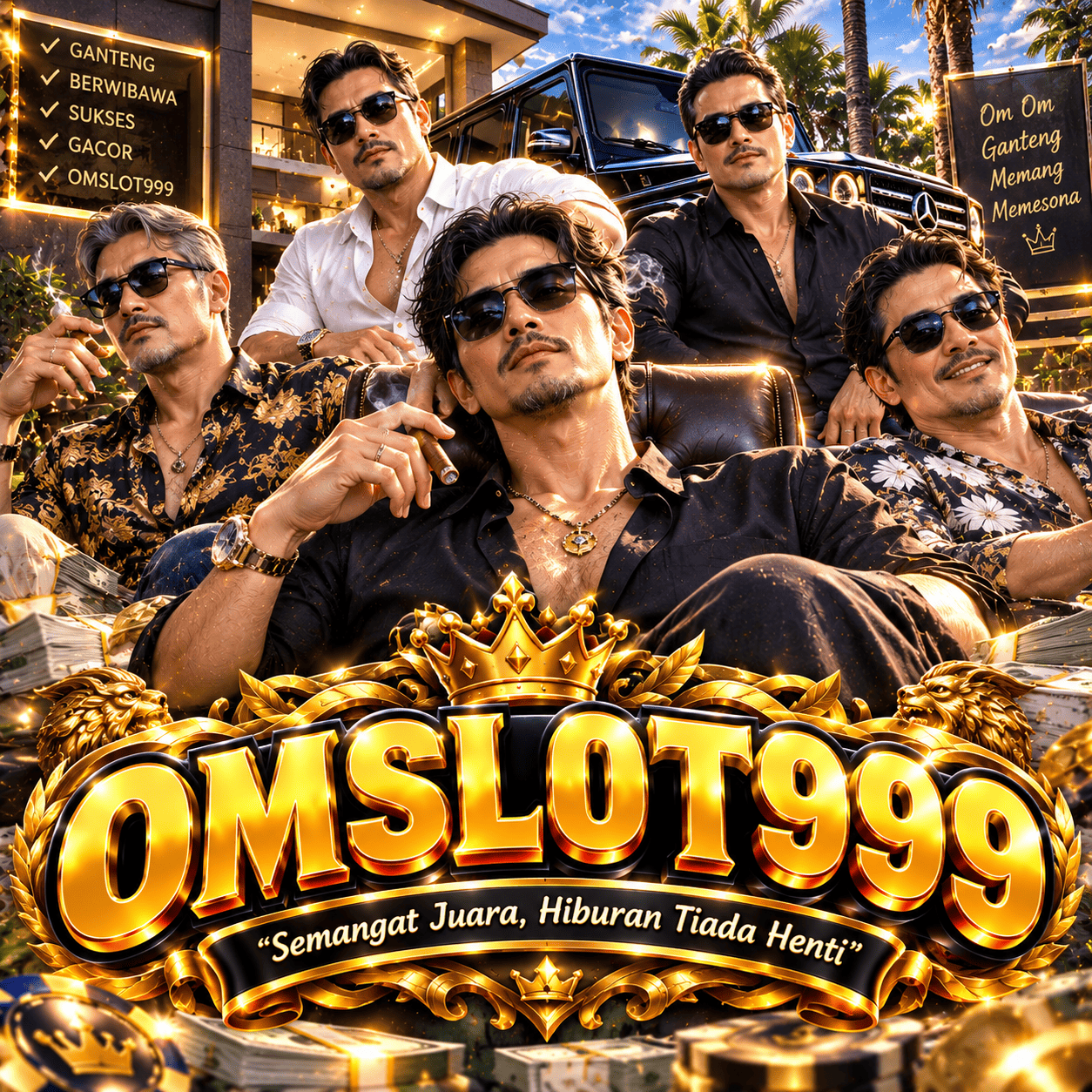 Banner OMSLOT999 Cyber Blue